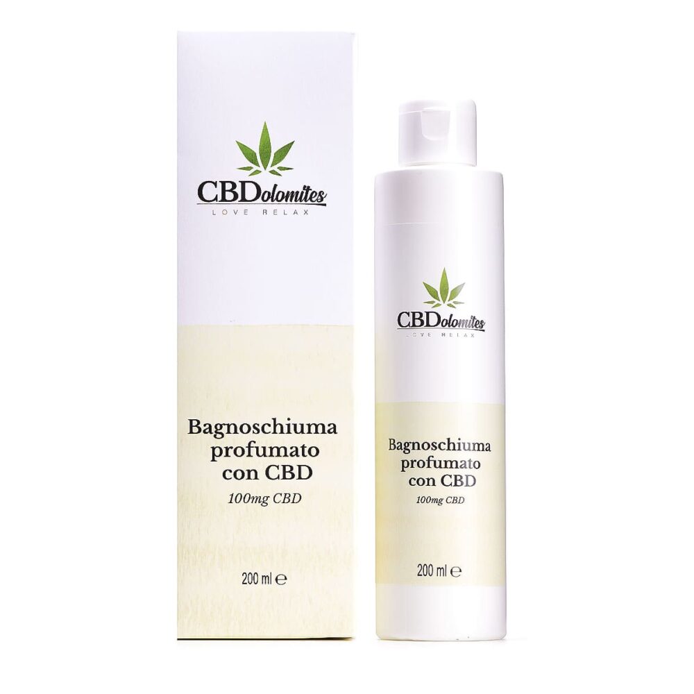 Bagnoschiuma profumato con CBD