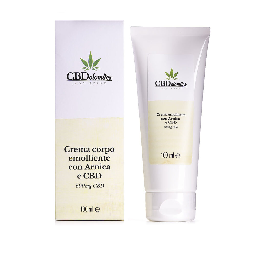 Crema emolliente con Arnika e CBD