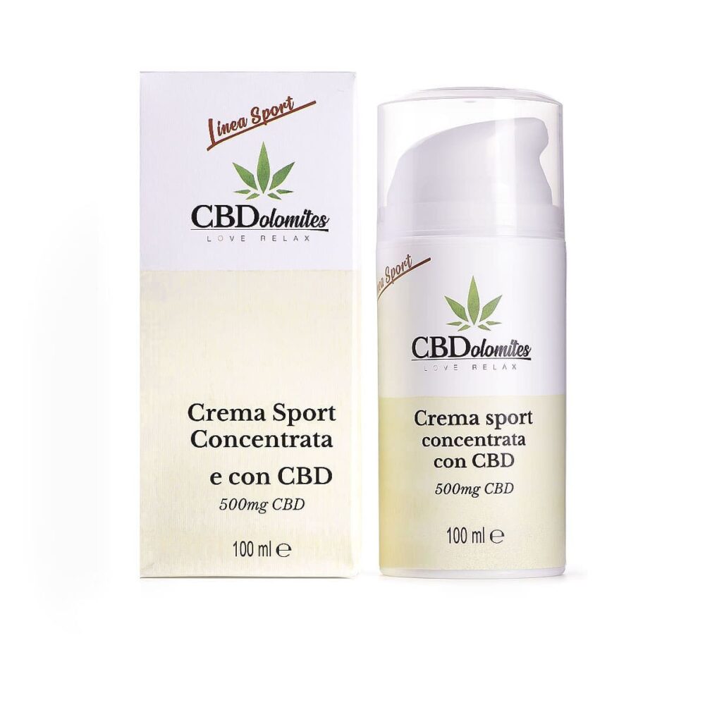 crema sport concentrata con cbd