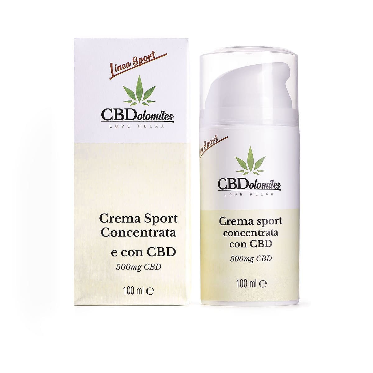 Crema Sport Concentrata Con CBD - CBDolomites